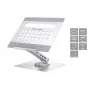 Conceptronic DONN27G, sülearvuti alus, hõbedane, alumiinium, 360°, USB 3.2 Gen 1 (3.1 Gen 1) USB-C, 5000 Mbit/s