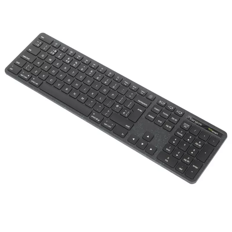 Targus EcoSmart AKB873UK klaviatuur Universal RF traadita + Bluetooth QWERTY UK inglise must