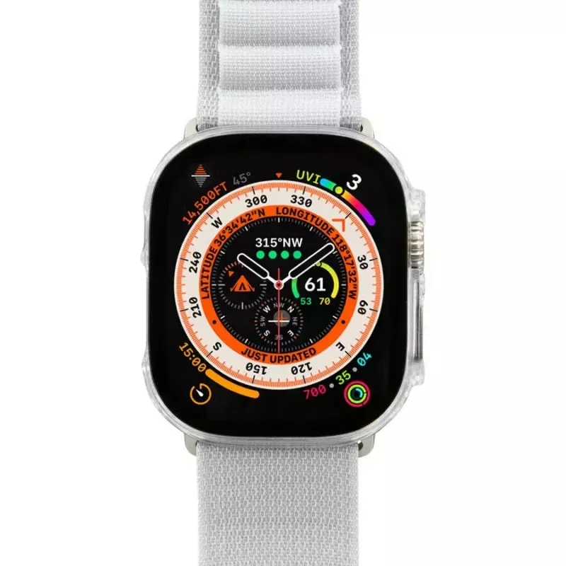 Case LAUT Shield Transparent Glass Polycarbonate Smartwatch