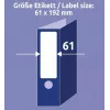 Isekleepuv silt Avery L4761-25 Rounded rectangle