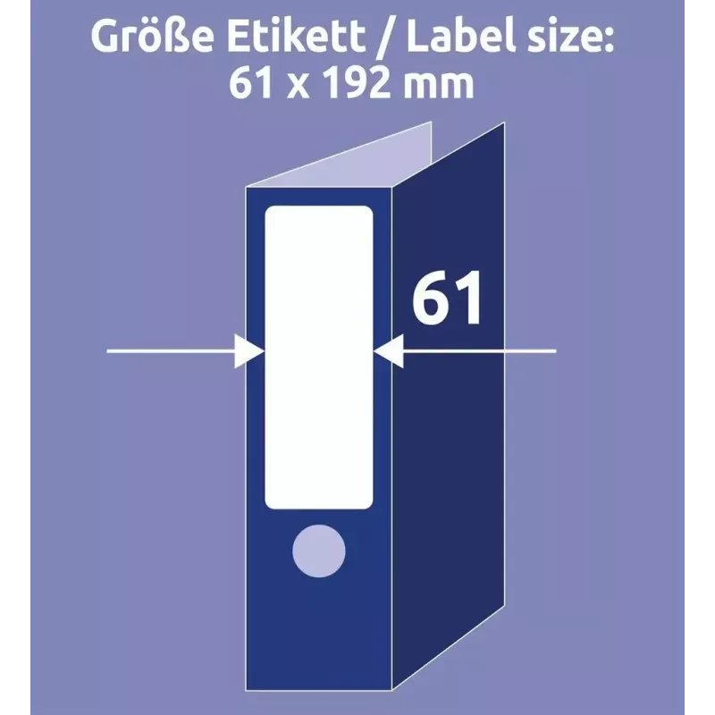 Isekleepuv silt Avery L4761-25 Rounded rectangle