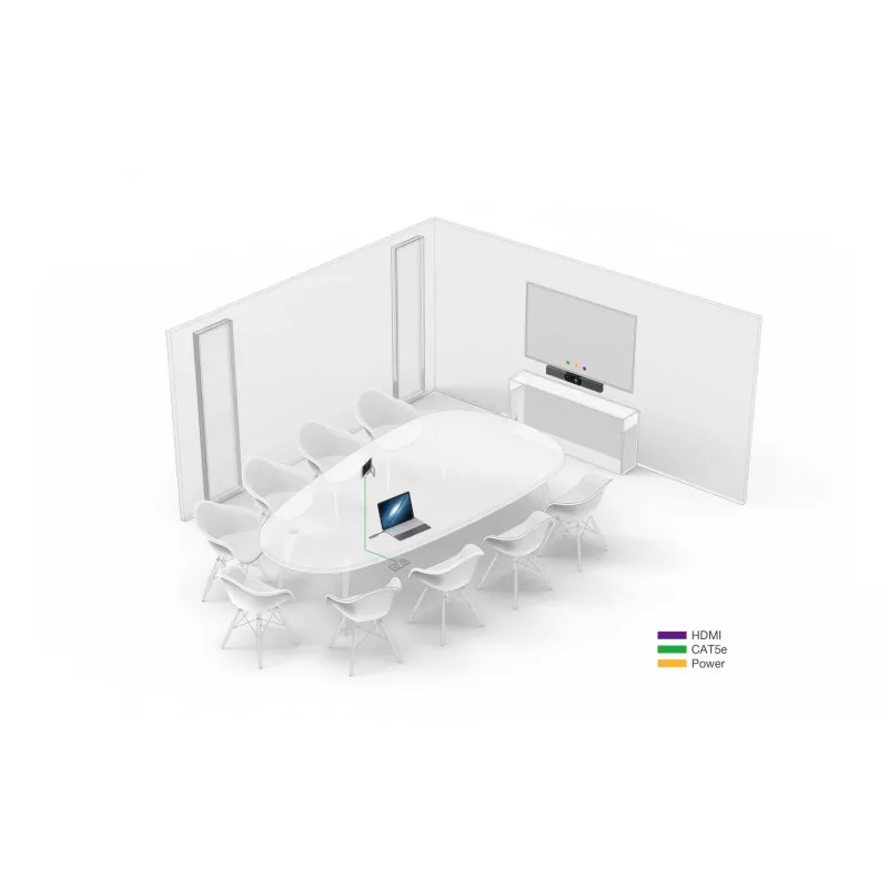 Video koostööriba Yealink MeetingBar A30 120° vaateväli 3,5x optiline suum