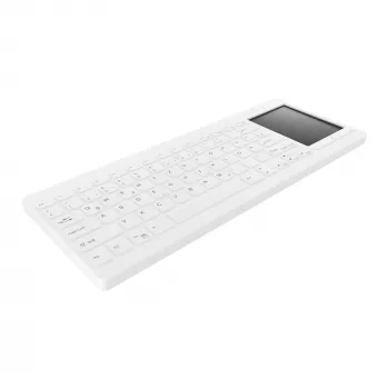 Contour Design Active Key Contour QuickClean Medical klaviatuur IP68 Touchpad Mini Wired Valge DE C4412