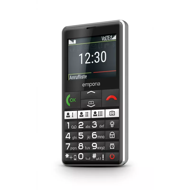 Emporia emporiaPURE-LTE 5.87 cm (2.31 tolli) 107 g must seenioritelefon