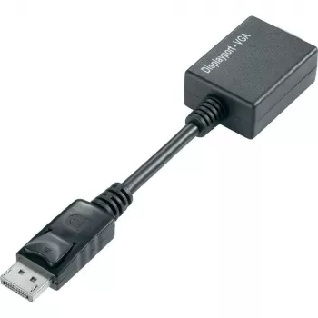 Techly DisplayPort DP to VGA adapter M F IADAP DSP-250, 0,07 m, DisplayPort, 2 x VGA (D-Sub), Isane, Emane, 1920 x 1200 pikslit