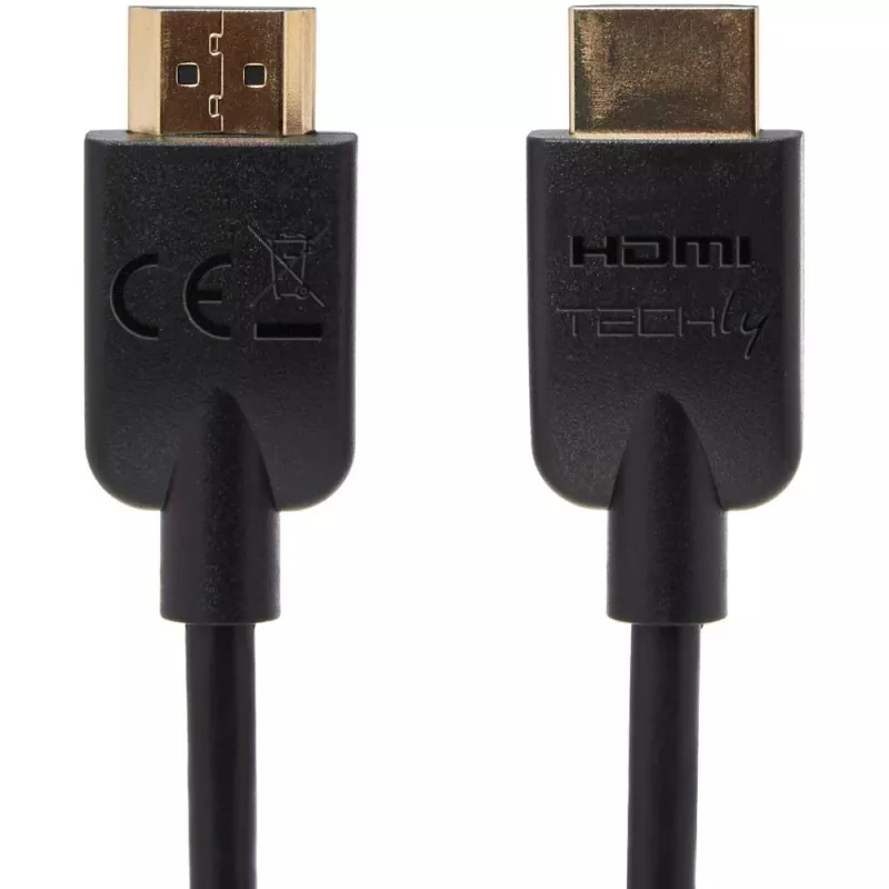 Techly ICOC HDMI2-4-020T HDMI-kaabel 2 m HDMI-tüüp A (Standard) Must