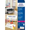 Visikaardilehed Avery Zweckform C32026-25, 85×54 mm, valge kartong, 25 kaarti