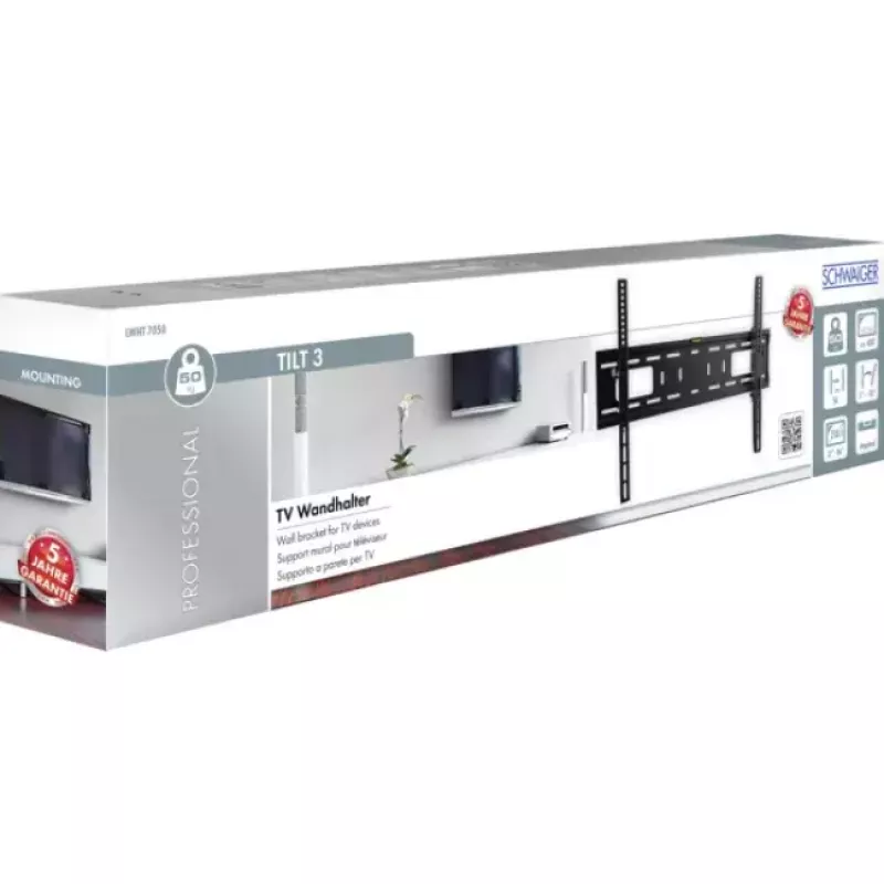 Seinakinnitusklamber Schwaiger LWHT7050 513 Must
