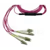 BlueOptics CBL-MPO12-4LC-OM4-10M InfiniBand kiudoptiline kaabel 10m MPO/UPC 4x LC Duplex/UPC