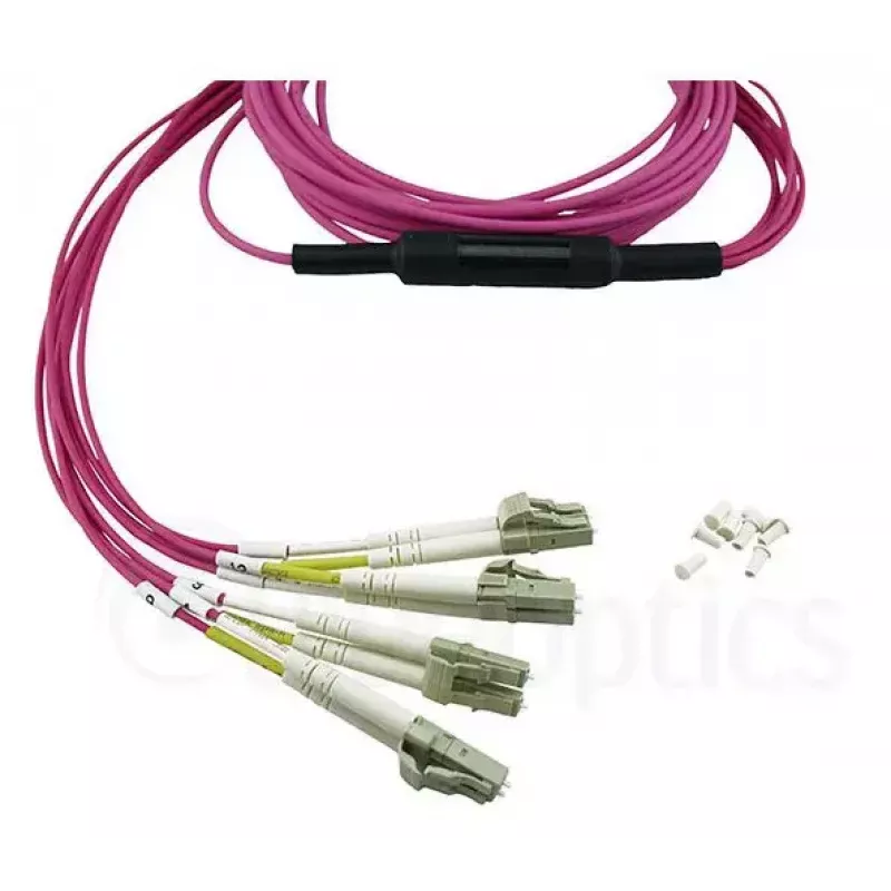 BlueOptics CBL-MPO12-4LC-OM4-10M InfiniBand kiudoptiline kaabel 10m MPO/UPC 4x LC Duplex/UPC