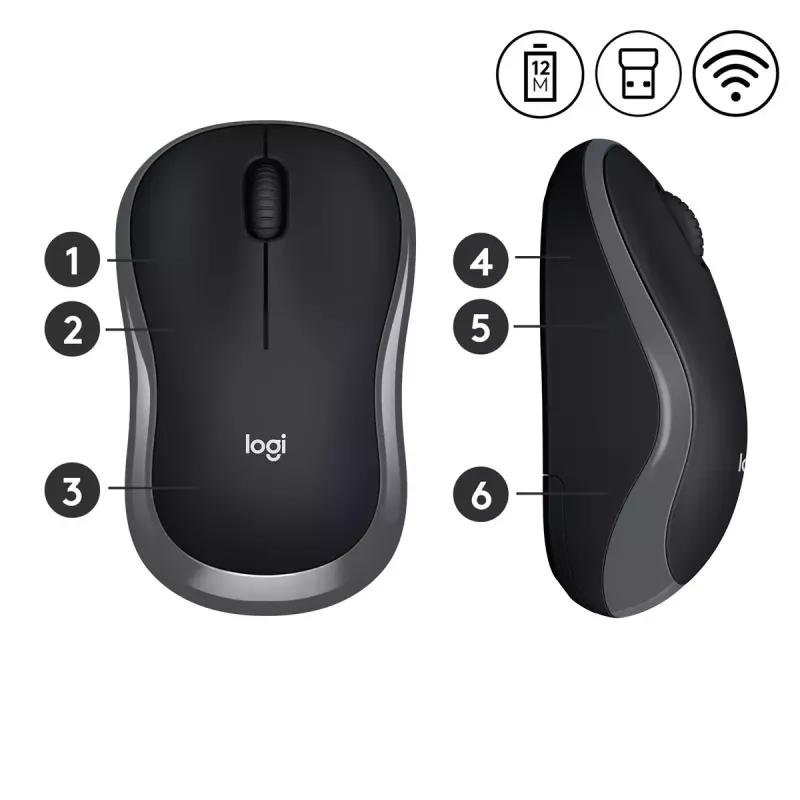 HIire Logitech M185 Swift juhtmevaba hall