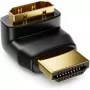 Techly HDMI-adapter M / F nurga all L IADAP HDMI-L, HDMI, HDMI, must