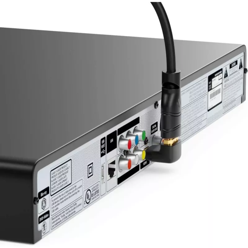 Techly HDMI-adapter M / F nurga all L IADAP HDMI-L, HDMI, HDMI, must