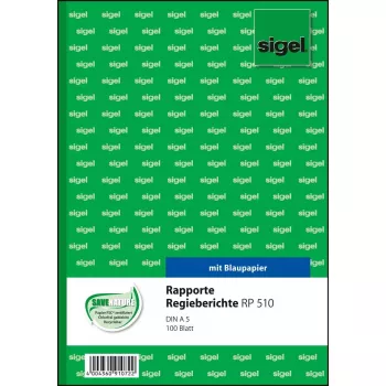 Ärivorm Sigel RP510 roheline A5 100 lehte