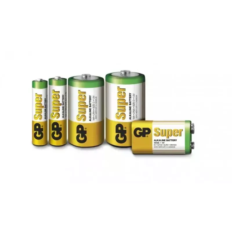 Ühekordne aku GP patareid Super Alkaline 5501