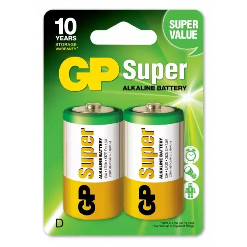 Ühekordne aku GP patareid Super Alkaline 5501