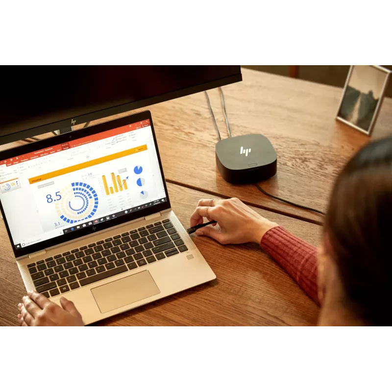 HP USB-C/A Universal Dock G2 Juhtmega dokkimisjaam Must