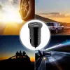 Techly Mini autolaadija 2 USB-A pordiga 24W / 4.8A Must, Auto, Sigaretisüütaja, 4,8 A, Must