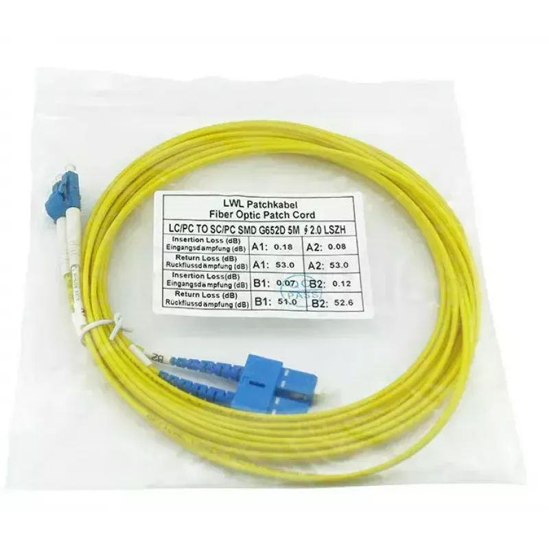 BlueOptics CAB-SMF-LC-SC-1 InfiniBand fiiberoptiline kaabel 1 m LC/UPC SC/UPC