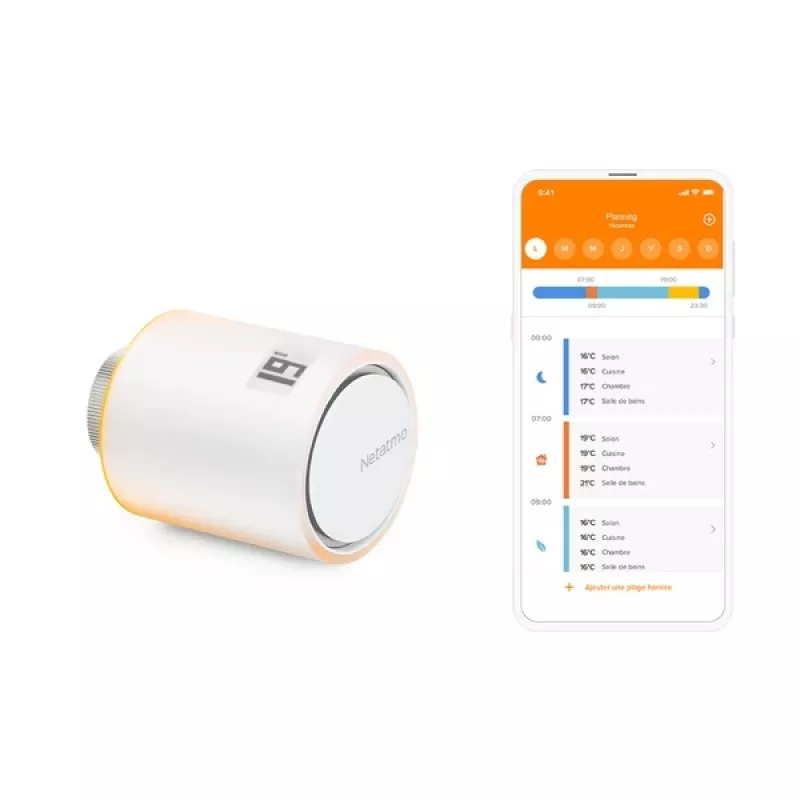 Netatmo NAV-PRO termostaatiline radiaatoriventiil Sobib siseruumides kasutamiseks
