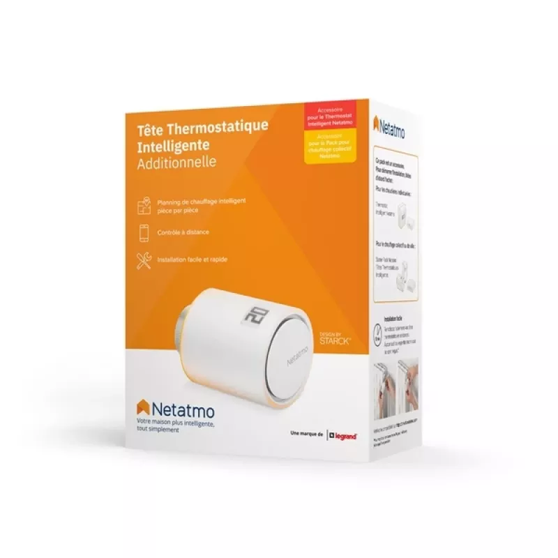 Netatmo NAV-PRO termostaatiline radiaatoriventiil Sobib siseruumides kasutamiseks