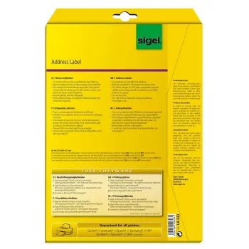 Mittekleepuv silt Sigel LA322