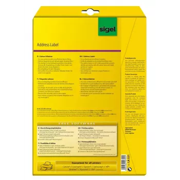 Mittekleepuv silt Sigel LA321