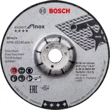 Bosch Expert for Inox lihvkettad, 76 x 4 x 10 mm, 2 tk