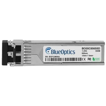 Fiiberoptiline SFP transiiver BlueOptics J4858D-BO, 1250 Mbit/s, 850 nm, hõbedane
