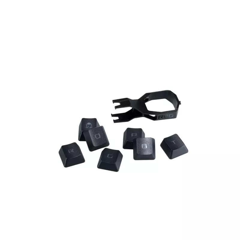 Klaviatuurikork ASUS ROG RX PBT Keycap Set Must 250g