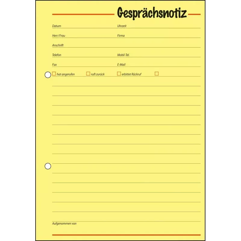 Business form Sigel GE513 A5 roheline 50 sheets