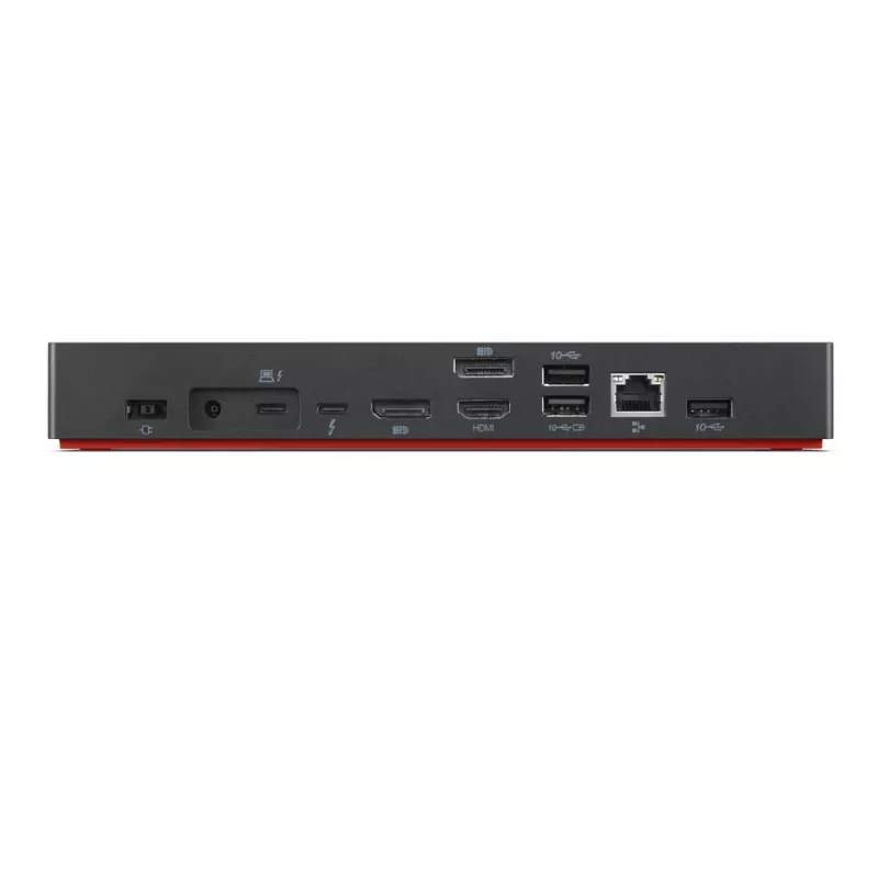 Lenovo ThinkPad Thunderbolt 4 WorkStation juhtmega must, punane