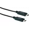 USB-kaabel Schwaiger LK 101 C USB 3.2 Gen 2 1 m Must