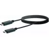 USB-kaabel Schwaiger LK 101 C USB 3.2 Gen 2 1 m Must