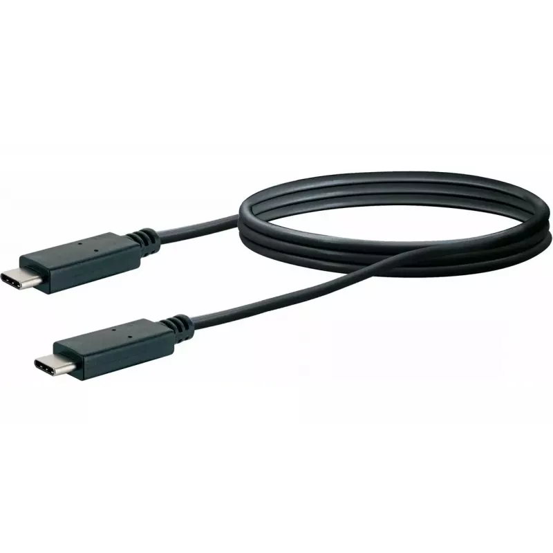 USB-kaabel Schwaiger LK 101 C USB 3.2 Gen 2 1 m Must