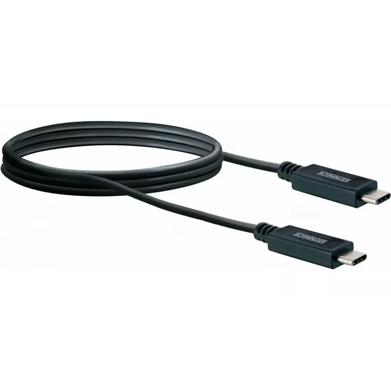 USB-kaabel Schwaiger LK 101 C USB 3.2 Gen 2 1 m Must