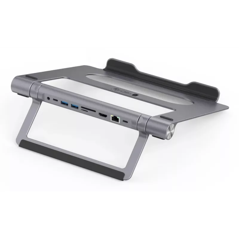 Techly ICA-NTB-DOCK91 juhtmega USB 3.2 Gen 1 (3.1 Gen 1) USB-C hõbedane