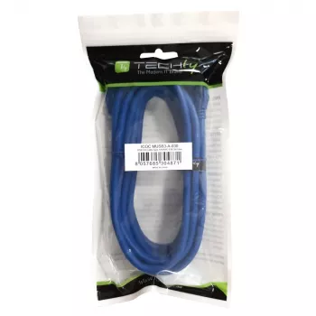 Techly USB 3.0 Superspeed kaabel A / Micro B 3m Sinine ICOC MUSB3-A-030