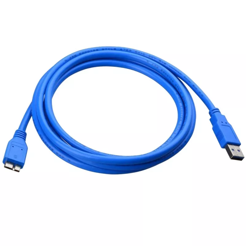 Techly USB 3.0 Superspeed kaabel A / Micro B 3m Sinine ICOC MUSB3-A-030
