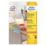 Isekleepuv silt Avery L4790-20 Ümar ristkülik Eemaldatav
