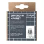 Käsitöömagnet Silinder Sigel BA701 Neodüüm Hõbedane 10mm