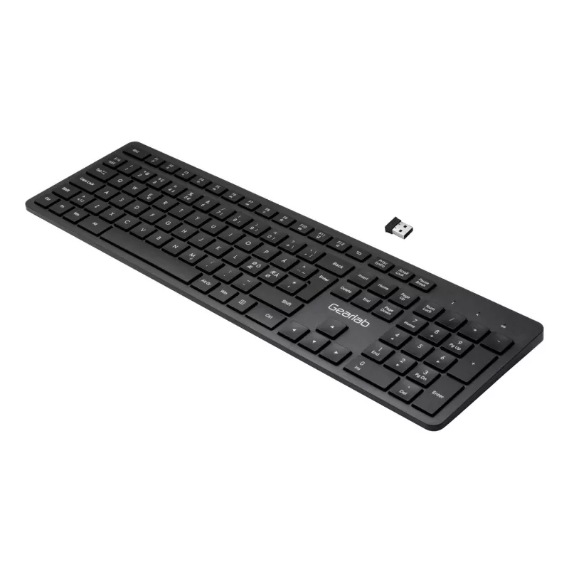 eSTUFF GLB212102 klaviatuur kontorisse USB QWERTY põhjamaade must