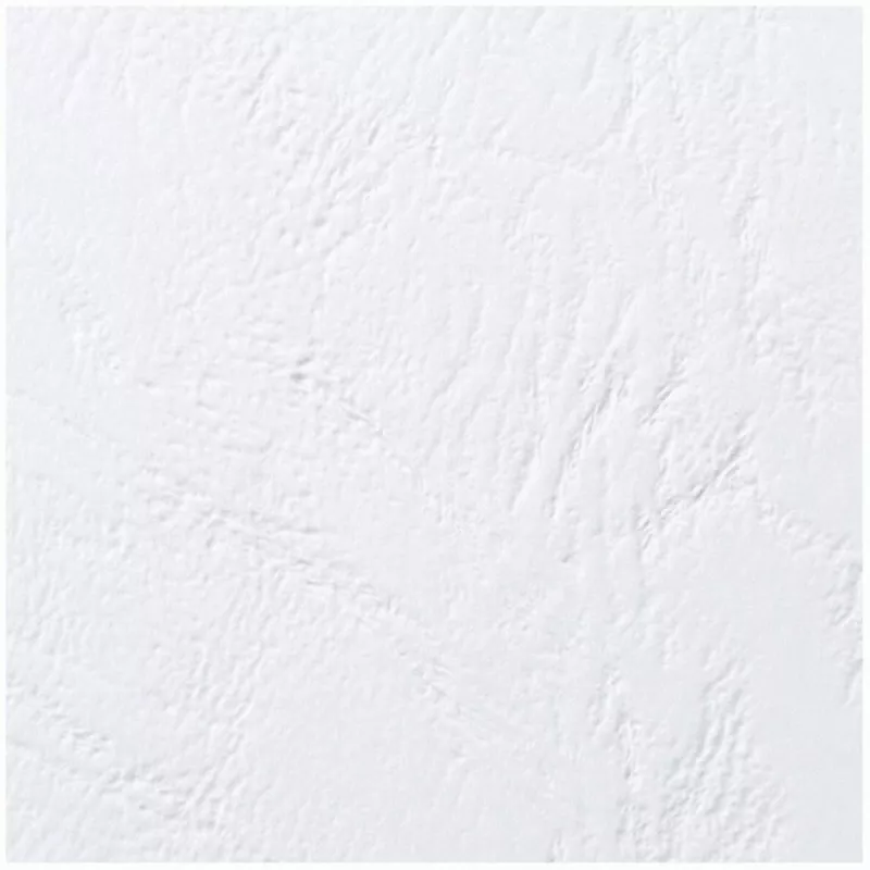 GBC köitmiskatted LeatherGrain A4 250g/m², A4, kartong, valge, 250 g/m², 210 mm, 298 mm