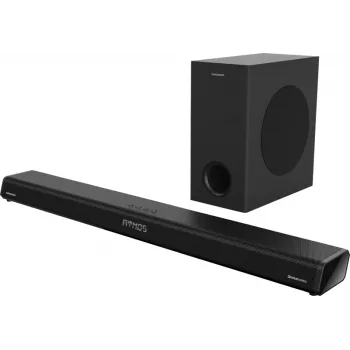 Grundig 2.1 Dolby Atmos heliriba DSB 2100, 2.1 kanalit, 280 W, 280 W, aktiivne bassikõlar, juhtmevaba, 60–20000 Hz