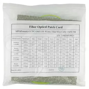 BlueOptics CBL-MPO12-4LC-SMF-3M-BO InfiniBand fiiberoptiline kaabel 3m MPO 4x LC