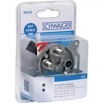 Pistikupesa SAT TV Raadio Schwaiger DSE652 531