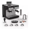Espressomasin KRUPS XP801T poolautomaatne sisseehitatud veskiga, 3 l veepaak, 2 tassi väljastus, must/roostevaba teras