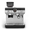 Espressomasin KRUPS XP801T poolautomaatne sisseehitatud veskiga, 3 l veepaak, 2 tassi väljastus, must/roostevaba teras