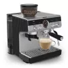 Espressomasin KRUPS XP801T poolautomaatne sisseehitatud veskiga, 3 l veepaak, 2 tassi väljastus, must/roostevaba teras