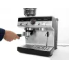 Espressomasin KRUPS XP801T poolautomaatne sisseehitatud veskiga, 3 l veepaak, 2 tassi väljastus, must/roostevaba teras